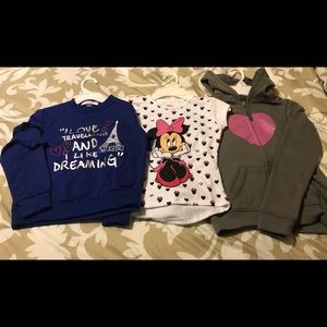 3 New Children Tops